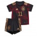 Tanie Strój piłkarski Niemcy Mario Gotze #11 Koszulka Wyjazdowej dla dziecięce MŚ 2022 Krótkie Rękawy (+ szorty)